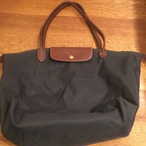 Dark blue longchamp bag